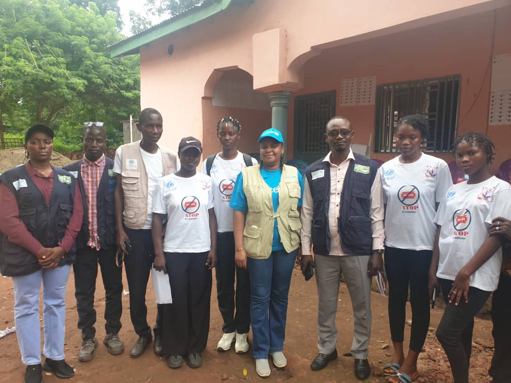 Visite_Programmatique_UNICEF_Rencontre avec les Filles Leaders de Tormelin
